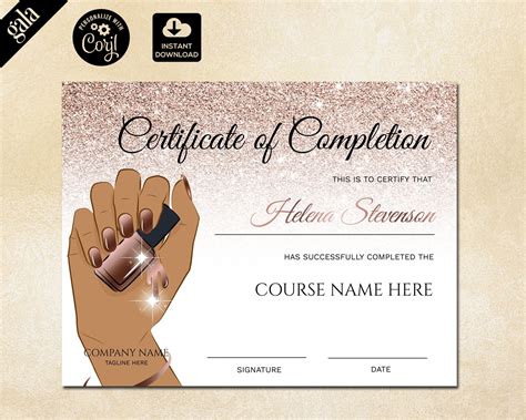 Printable Cosmetology License Template